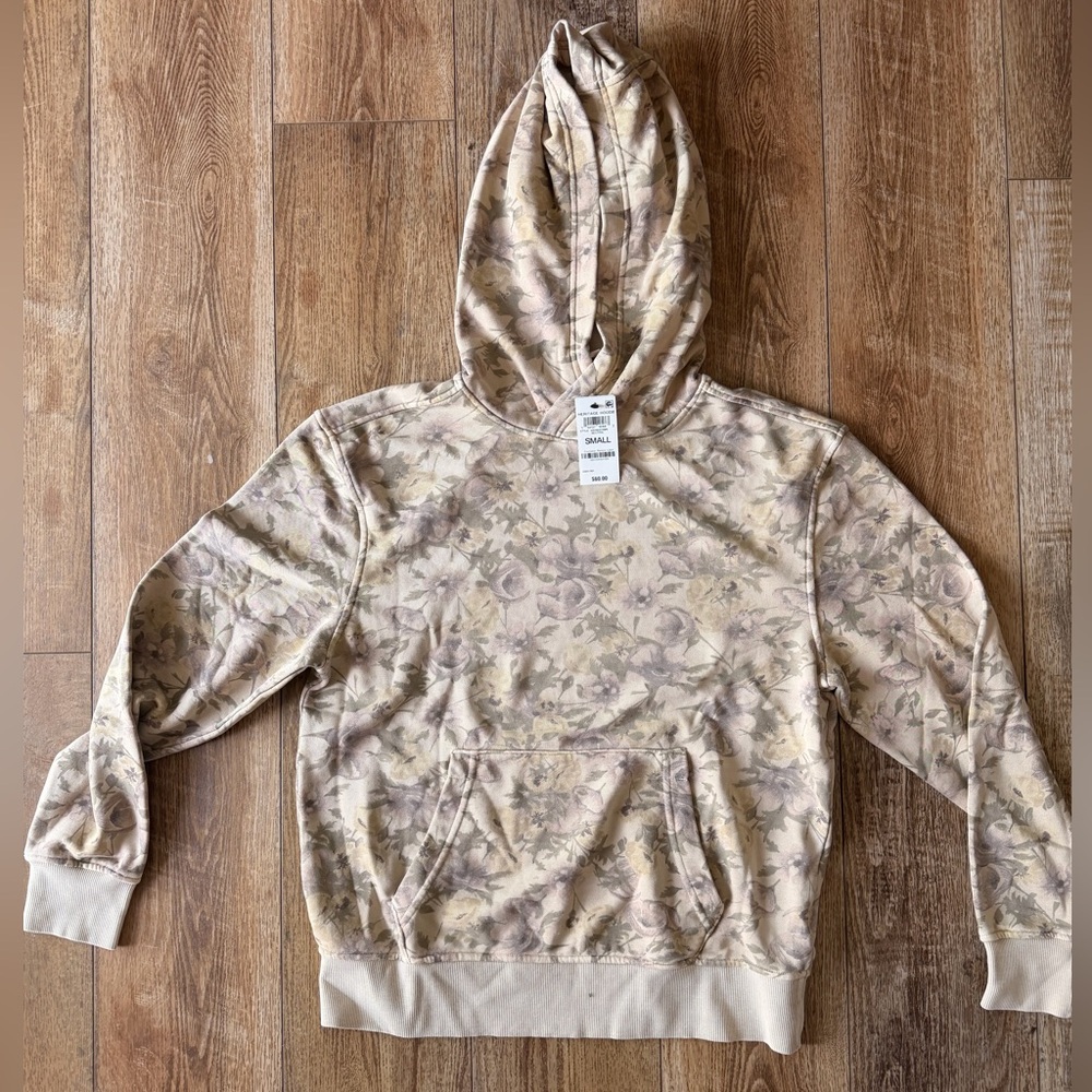 Sun + Stone Heritage Beige Hoodie NWT